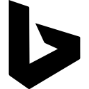bing, circle, engine, hovytech, media, search, social svg vector icon
