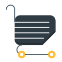 basket, cart, delivery, shopping svg vector icon