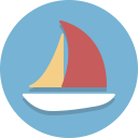 boat, sailboat, ship, vessel svg vector icon