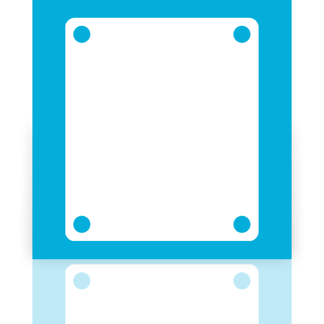 blank, drive, mirror icon