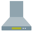 cooker, hood, house, interior, kitchen svg vector icon