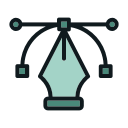 art, color, design, drawing, illustration, pencil svg vector icon