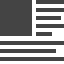 align, left icon