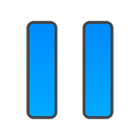 pause svg vector icon