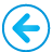 basic, blue, left, navigation icon