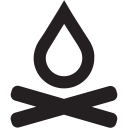 camp, camping, gear, outdoors svg vector icon