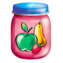 food, fruits, jar, puree icon