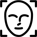authentication, calculate, face id, face id scan, face scan, scanning, technology svg vector icon