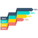 analystic, chart, pie, report svg vector icon