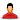user,male,red icon
