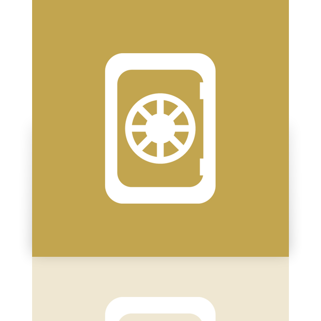 credential,manager,mirror icon