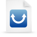 blue, document, file, paper icon