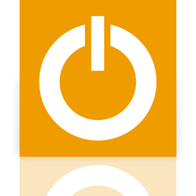 mirror, power, standby icon