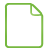 basic, document, green icon