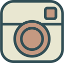brand, instagram, logo, network, social svg vector icon