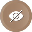blind, eye, hide, invisible, optical, see, unview svg vector icon