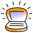 ibook,tangerine icon