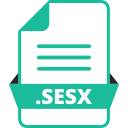 adobe audition, adobe file extensions, document, extension , file, file format, sesx svg vector icon