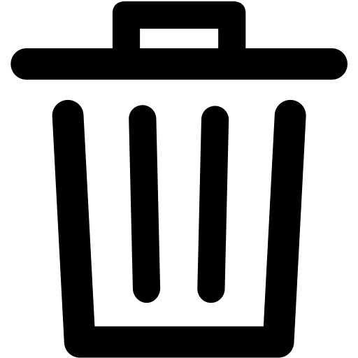 Delete svg vector icon