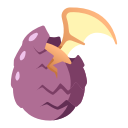 creature, dragon, dragon egg, egg, fantasy, monster, rpg svg vector icon