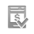 invoice,checkmark icon