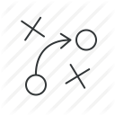 arrow, decision, plan, problem, solution, solve, strategy icon