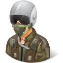male, pilotmilitary icon