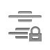 distribute,vertical,center,lock icon