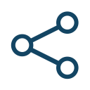 graph, network, share, social svg vector icon