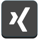 media, social, xing svg vector icon