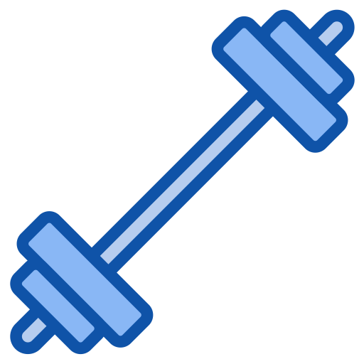 Barbell svg vector icon