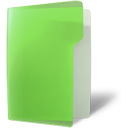 folder,green,open icon
