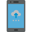 cloud, data, mobile, network, phone, smartphone svg vector icon