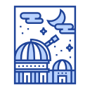 astronomical, astronomy, observatory, planetarium, research, science, telescope svg vector icon