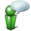 bulle,green icon