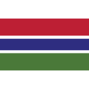 ensign, flag, gambia, nation svg vector icon