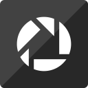 gloss, media, picasa, social, square svg vector icon