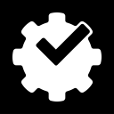 by, foursquare, powered svg vector icon