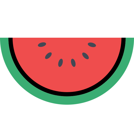 Watermelon svg vector icon