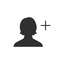 add friend, facebook, fb, friend request svg vector icon