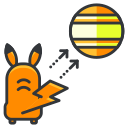 catch, game, go, play, pokemon svg vector icon