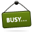 busy, sign icon