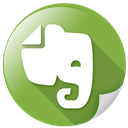 evernote, software, synchronize, text icon