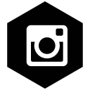 instagram, six svg vector icon