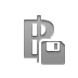 currency,sign,baht,diskette icon