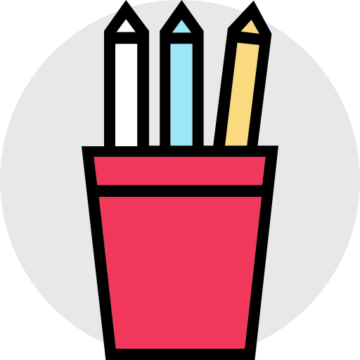 Crayon svg vector icon