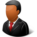 business man, customer, male icon