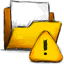 error, folder icon