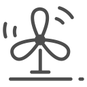 air, appliances, fan, fresh, hot, summer, temperature svg vector icon
