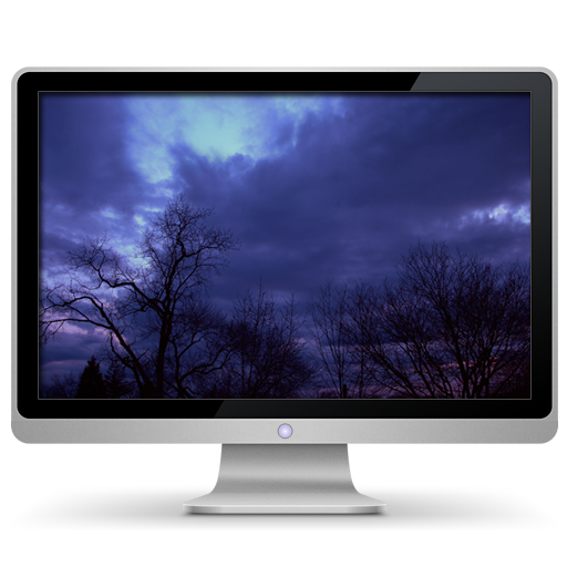 my computer,computer,dark,blue icon